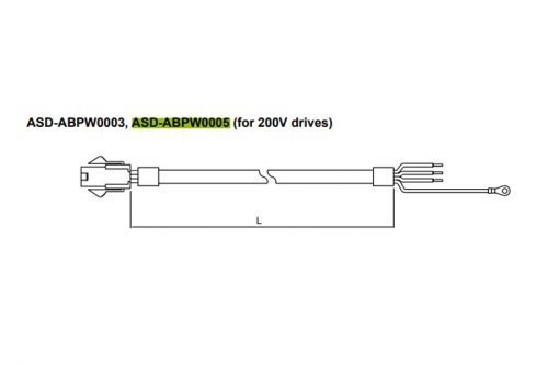 ASD-ABPW0005-AC-Servo-Accessories-Delta-AC-Drive-Diagram