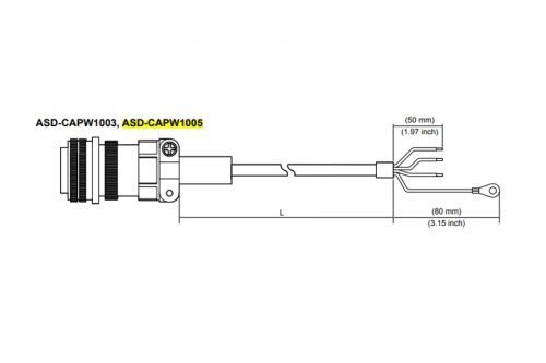 ASD-CAPW1005-AC-Servo-Accessories-Delta-AC-Drive-Diagram