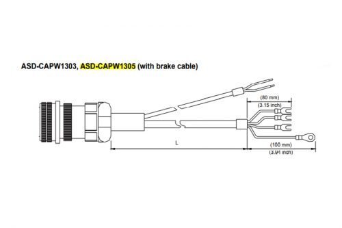 ASD-CAPW1305-AC-Servo-Accessories-Delta-AC-Drive-Diagram