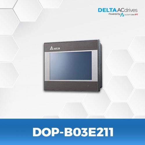DOP-B03E211-DOP-B-Series-HMI-Touchscreen-Delta-AC-Drive-Side