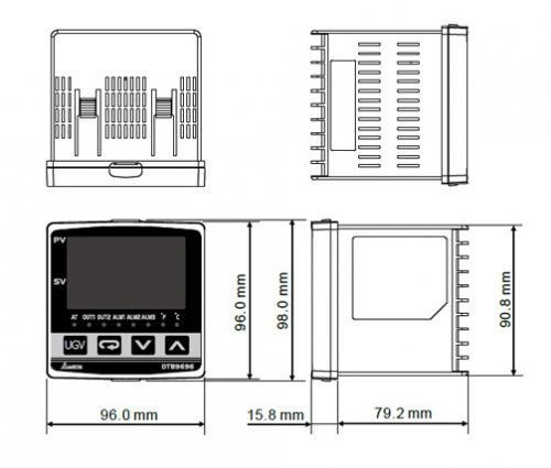 DTB9696RRE-Temperature-Controller-Delta-AC-Drives-Diagram