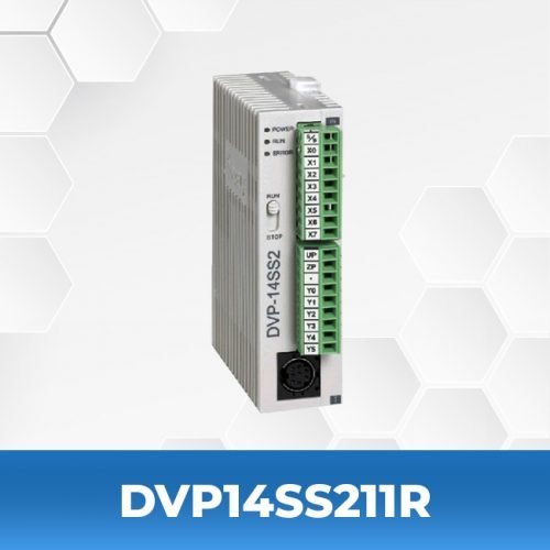 DVP14SS211R-DVP-SA-Series-PLC-Delta-AC-Drives-Front