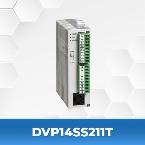DVP14SS211T-DVP-SS-Series-PLC-Delta-AC-Drives-Front