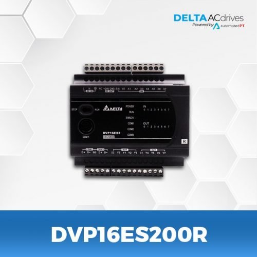 DVP16ES200R-DVP-ES-Series-PLC-Delta-AC-Drive-Front