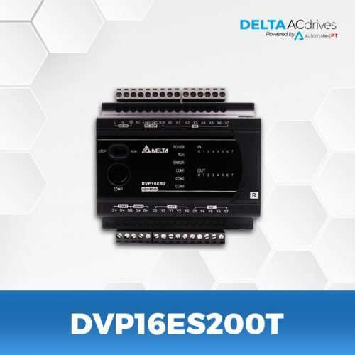 DVP16ES200T-DVP-ES-Series-PLC-Delta-AC-Drive-Front