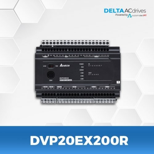 DVP20EX200R-DVP-ES-Series-PLC-Delta-AC-Drive-Front