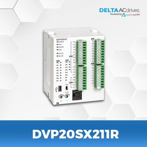 DVP20SX211R-DVP-ES-Series-PLC-Delta-AC-Drive-Front