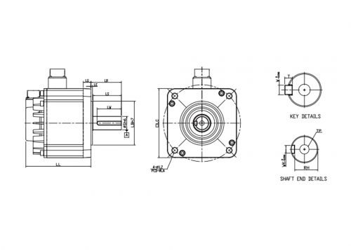 ECMA-F21830RS-B2-Servo-Motor-Delta-AC-Drive-Diagram