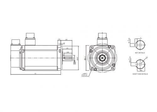 ECMA-K11320SS-A2-Servo-Motor-Delta-AC-Drive-Diagram