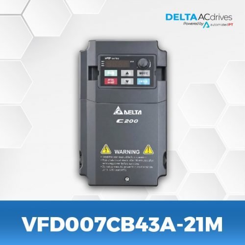 VFD007CB43A-21M-C200-Delta-AC-Drive-Front