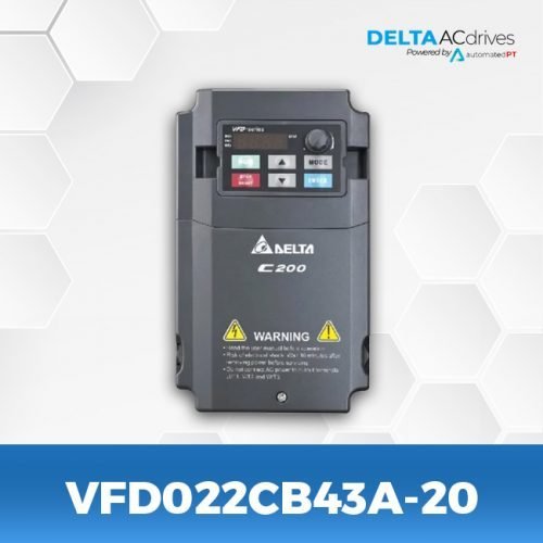 VFD022CB43A-20-C200-Delta-AC-Drive-Front