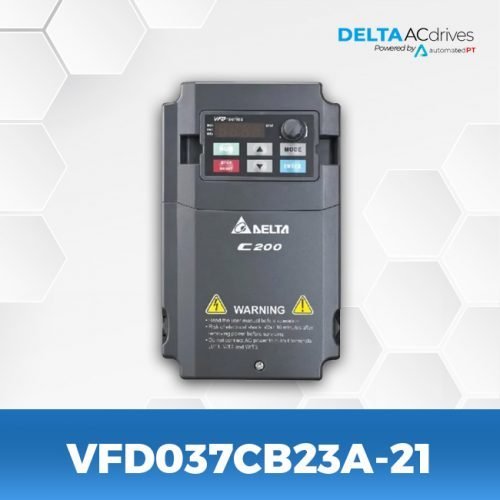 VFD037CB23A-21-C200-Delta-AC-Drive-Front