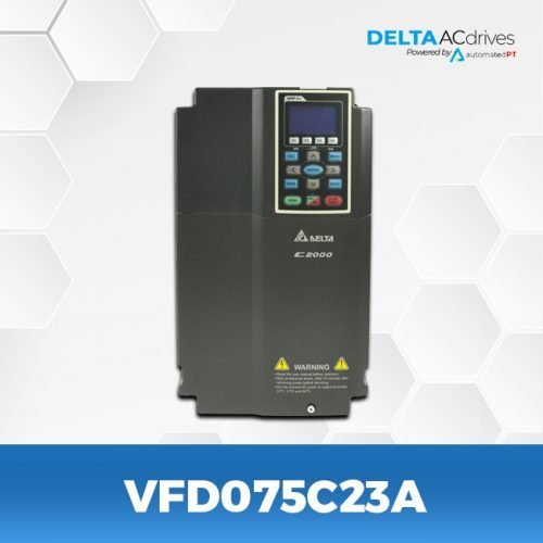 VFD075C23A-VFD-C2000-Delta-AC-Drive-Front