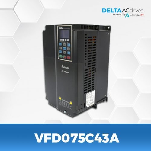 VFD075C43A-VFD-C2000-Delta-AC-Drive-Sideview