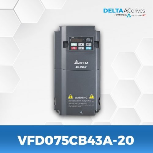 VFD075CB43A-20-C200-Delta-AC-Drive-Front
