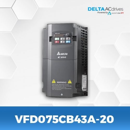 VFD075CB43A-20-C200-Delta-AC-Drive-Side