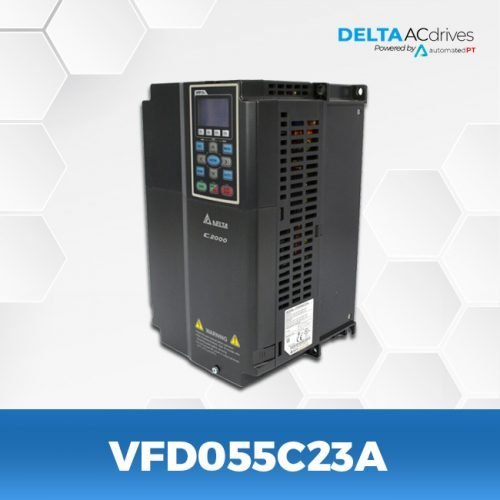 vfd055c23a-VFD-C2000-Delta-AC-Drive-Sideview